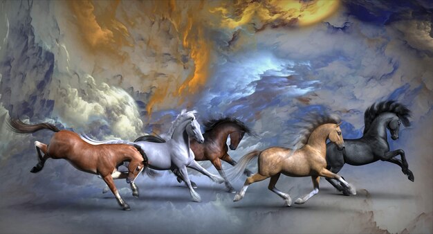 7 horse painting
